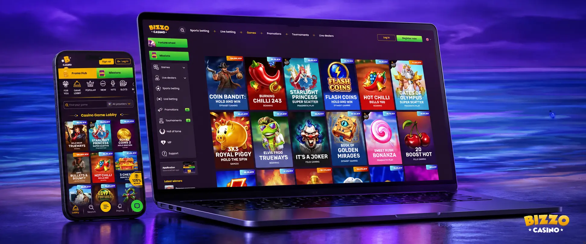 Înregistrarea și autentificarea la Bizzo Casino