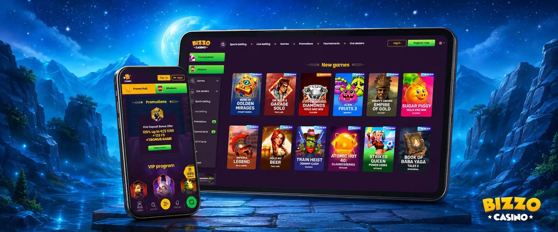 Plăți și monede la Bizzo Casino